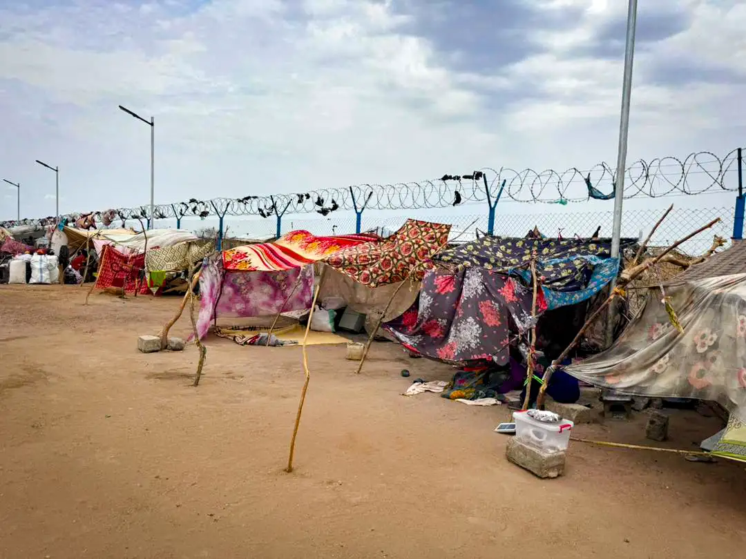 Refugees have set up camps in South Sudan