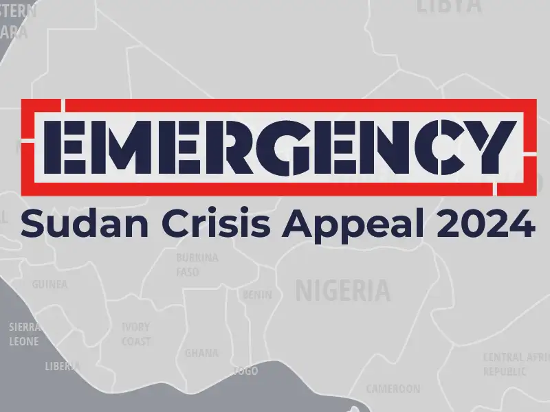 Join our Sudan crowdfunder