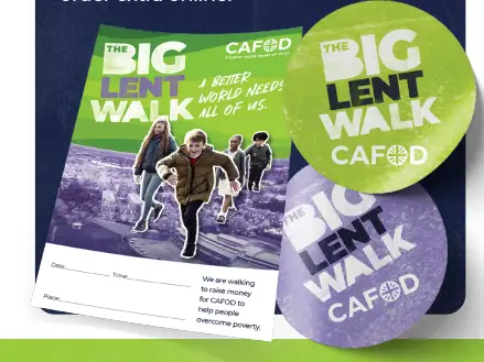 Big Lent Walk Schools Event Pack