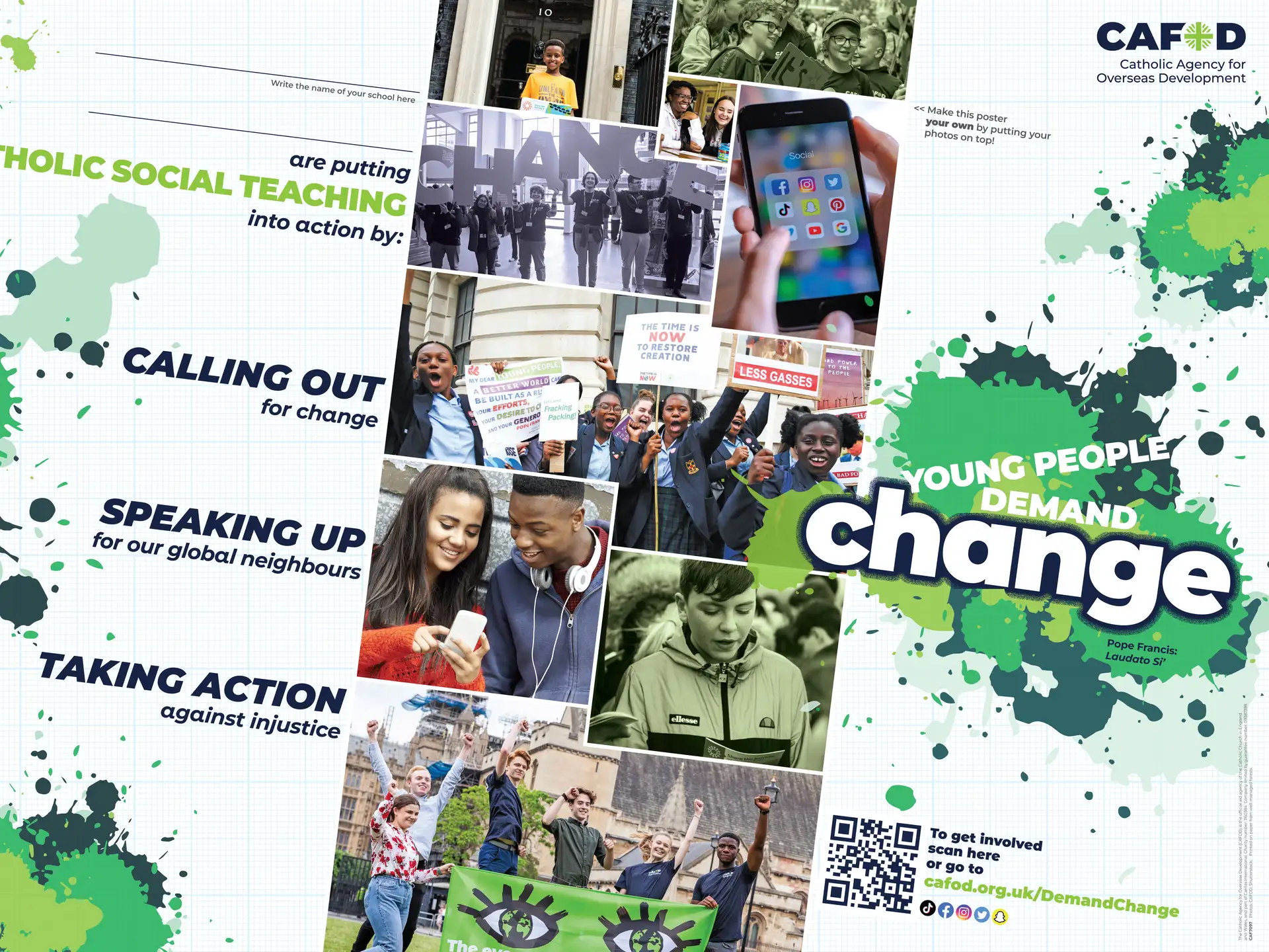 Download Young People Demand Change poster