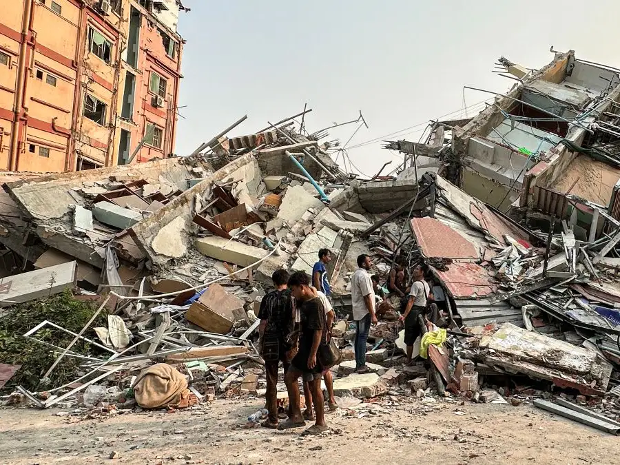 DEC Myanmar Earthquake Appeal assembly